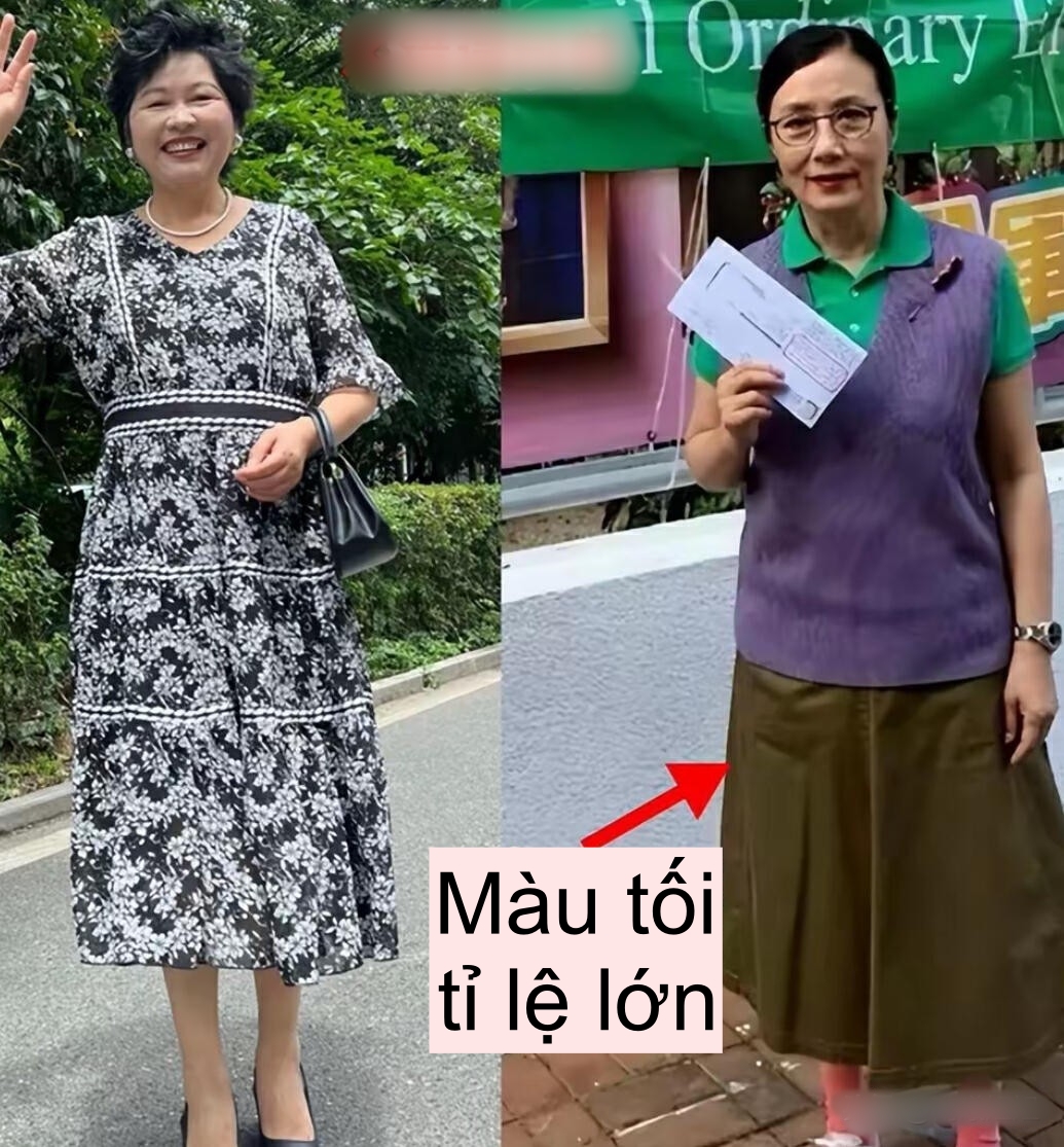 Phụ nữ trung niên nên tránh xa 4 màu sắc cộp mác Phụ nữ trung niên nên tránh xa 4 màu sắc cộp mác