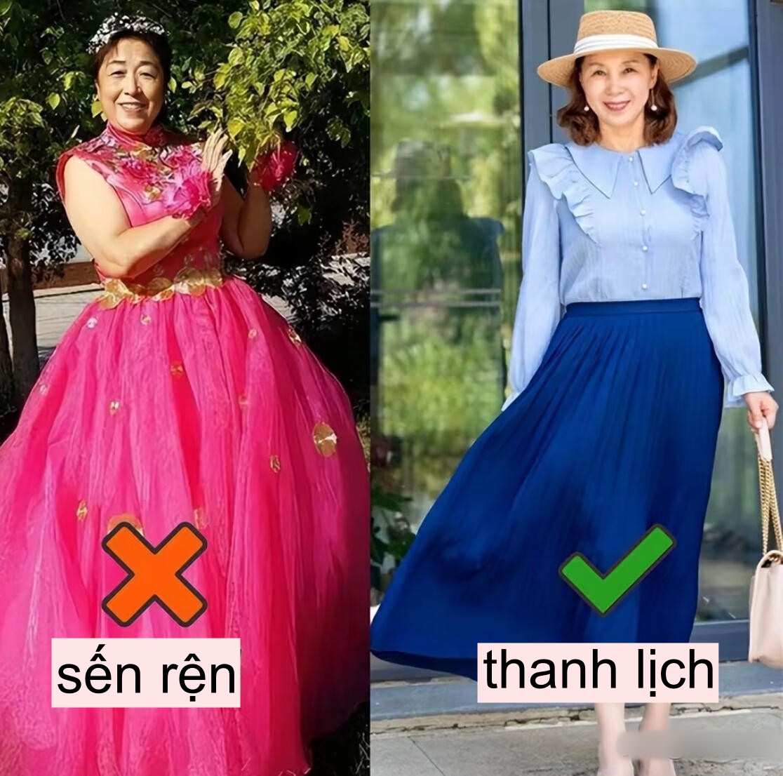 Phụ nữ trung niên nên tránh xa 4 màu sắc cộp mác Phụ nữ trung niên nên tránh xa 4 màu sắc cộp mác