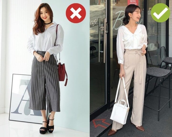 Tại sao mặc quần ống rộng không đẹp? - Ảnh 2. Tại sao mặc quần ống rộng không đẹp? - Ảnh 2.