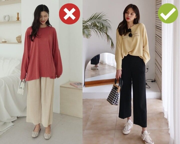Tại sao mặc quần ống rộng không đẹp? - Ảnh 5. Tại sao mặc quần ống rộng không đẹp? - Ảnh 5.